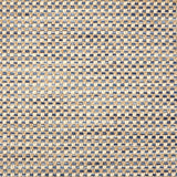 Broadloom carpet in textural weave in blue and beige. 
