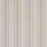 Striped flatweave runner in grey and white