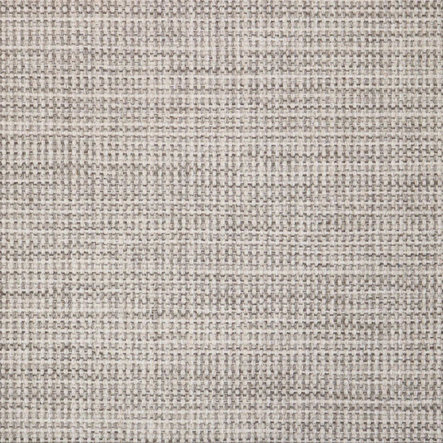 Broadloom carpet swatch in a textured pattern in a grey white design