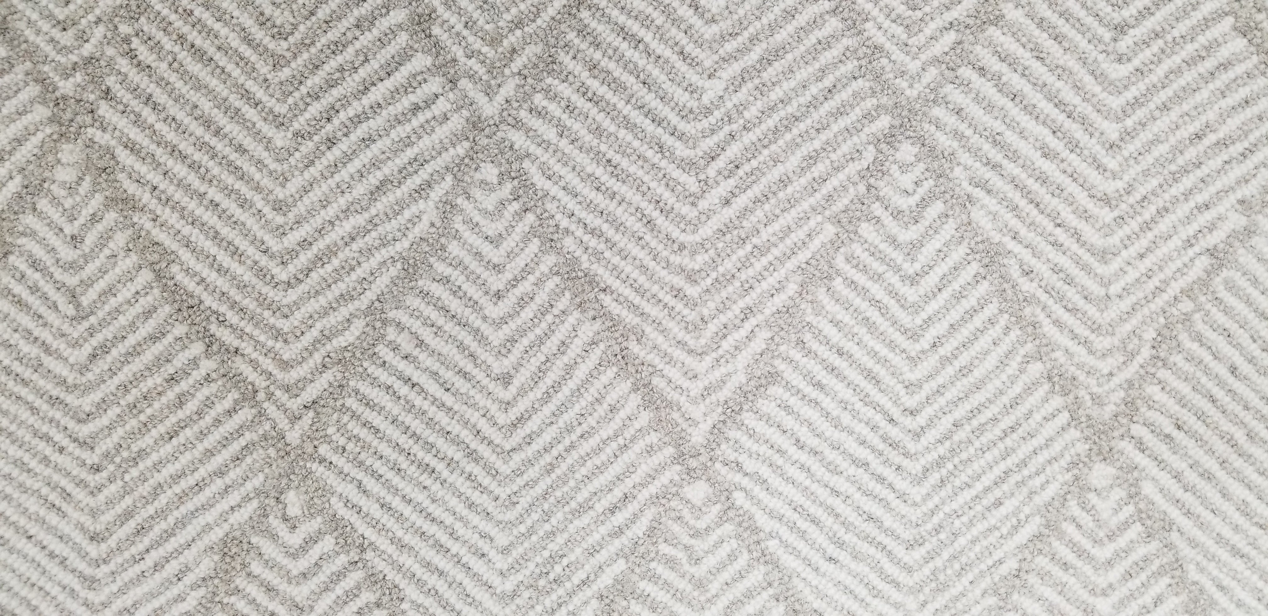 Berlin rug in diamond design in grey