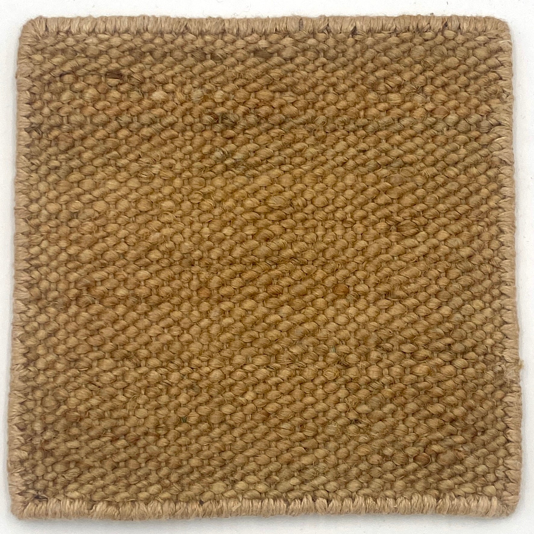 Flatweave dhurrie sample in tan