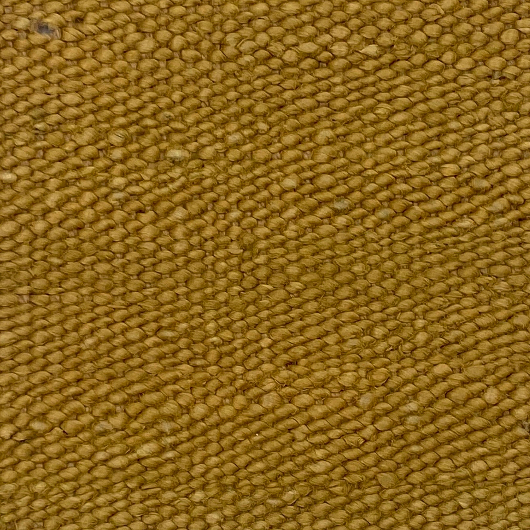 Flatweave dhurrie sample in ochre