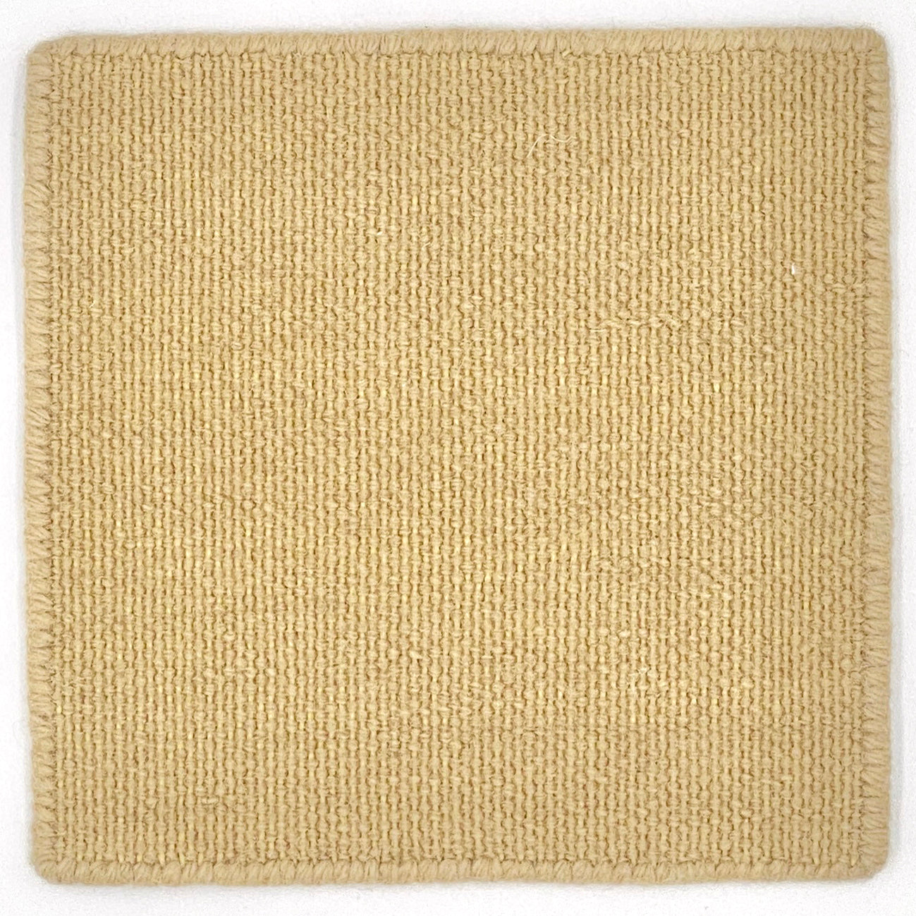 Flatweave dhurrie sample in ecru