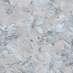 Grey Floral pattern on a beige background