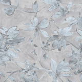 Grey Floral pattern on a beige background