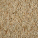 Textural performance broadloom carpet in herringbone design in tan.