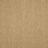 Textural performance broadloom carpet in herringbone design in tan.