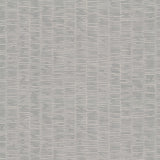 Detail of fabric in a small-scale checked pattern in shades of blue-gray.