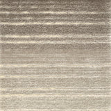 Textured rug with ombré stripes in beige and brown tones