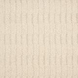 Broadloom carpet sample with a textural stripe in ivory.