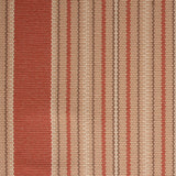 Striped flatweave runner in sand and burnt orange 