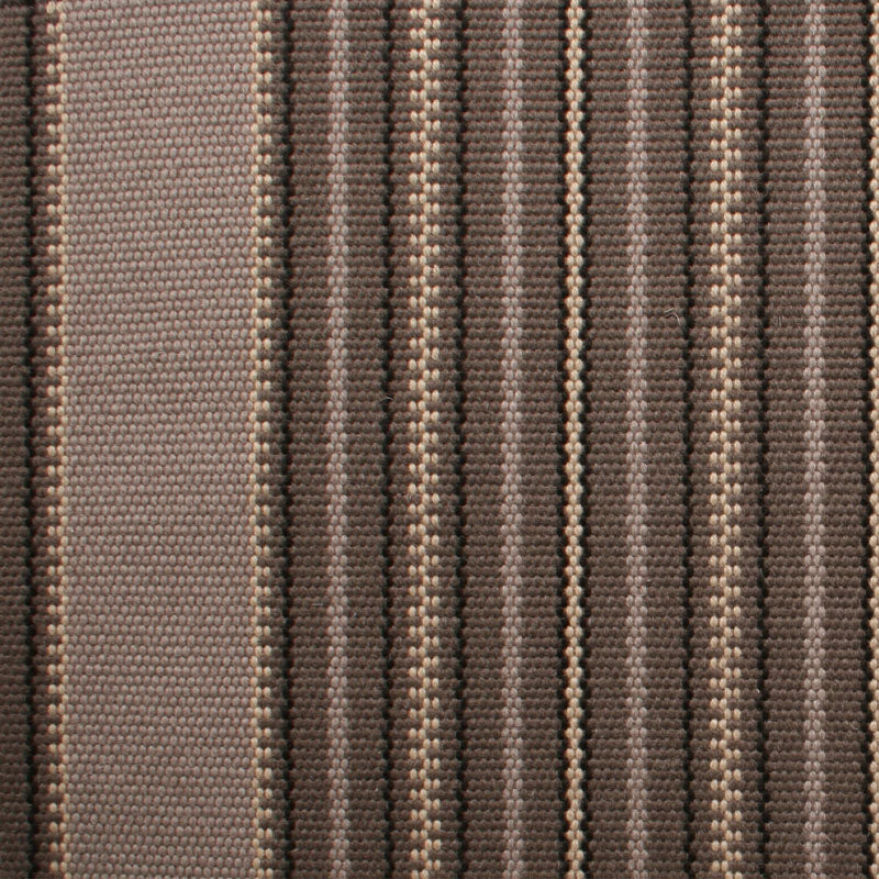 Striped flatweave runner in dark grey and light grey
