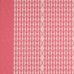 Striped with diamond flatweave runner in pink