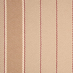 Striped flatweave runner in cream and tan
