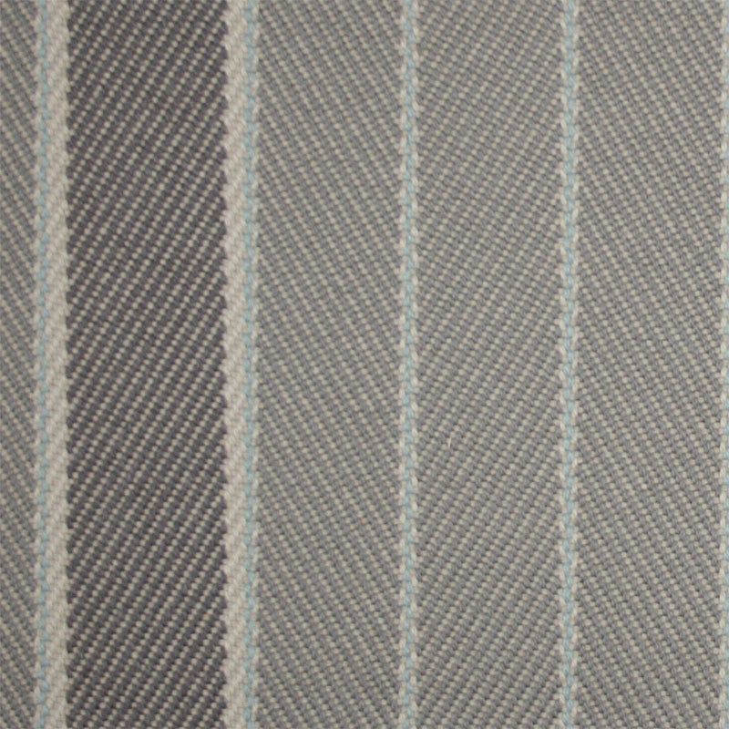 Striped flatweave runner in slate grey and grey 