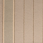Striped flatweave runner in light grey 