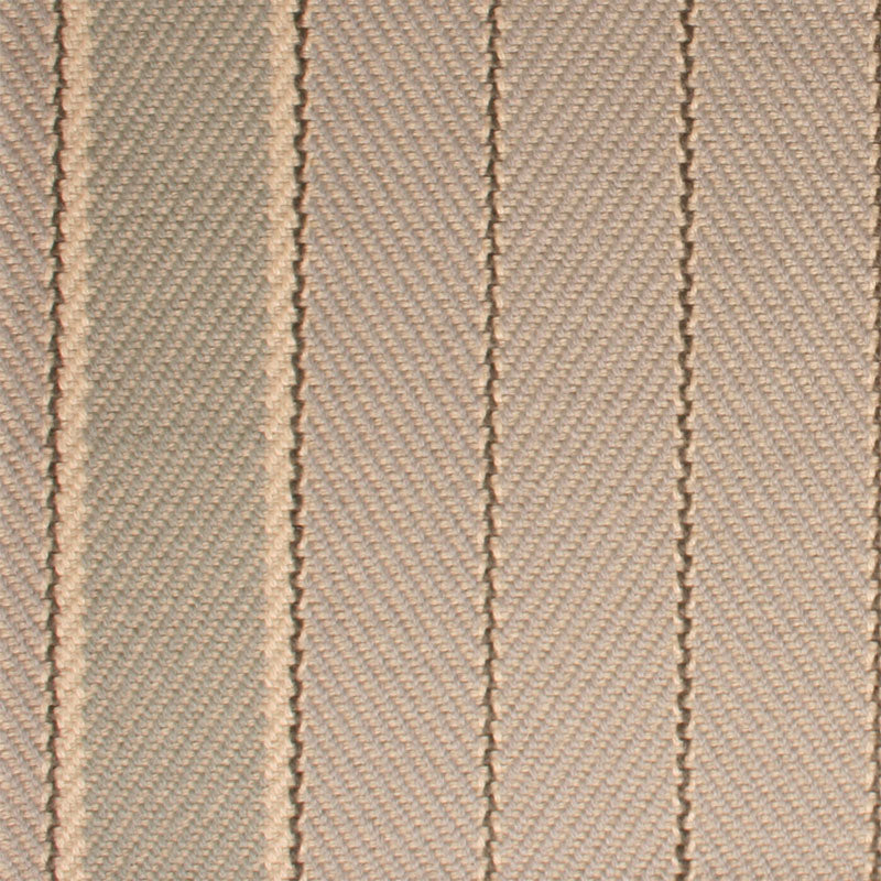 Striped flatweave runner in light grey 