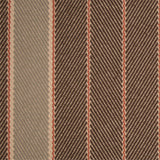 Striped flatweave runner in sage and brown 