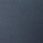 A swatch of linen fabric in a solid navy color.