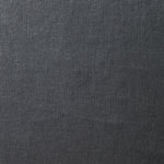 A swatch of old-world linen fabric in a solid dark gray color.