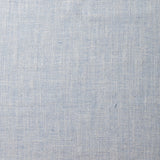 A swatch of blended linen fabric in a mottled light blue color.