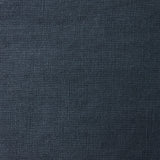A swatch of blended linen fabric in a solid navy-gray color.