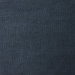 A swatch of blended linen fabric in a solid navy-gray color.