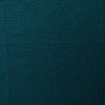 A swatch of blended linen fabric in a solid turquoise color.