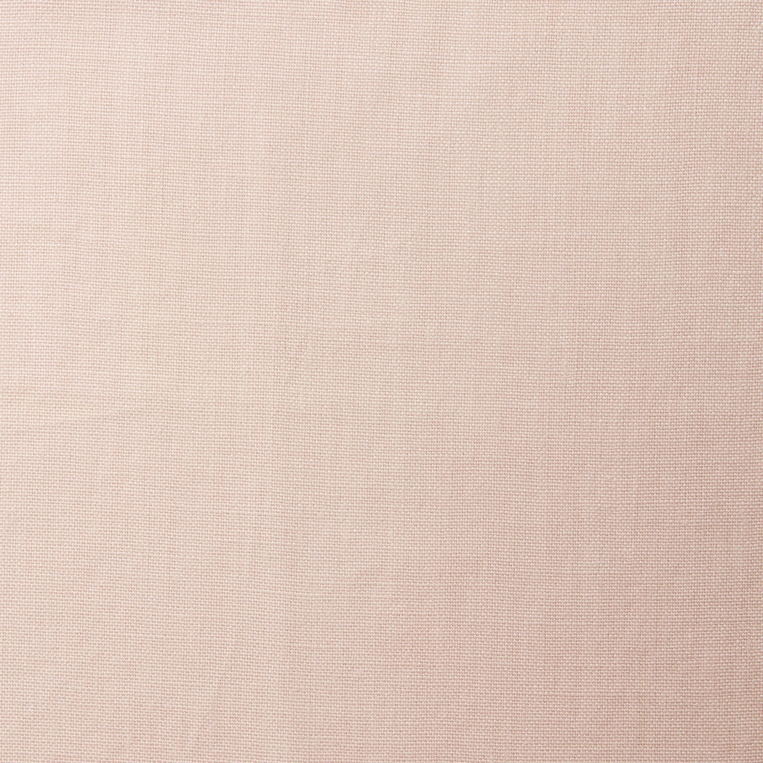 A swatch of blended linen fabric in a solid pale pink color.