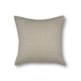 Handwoven pillow in a soft beige with a delicate diamond design. 