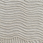 Textured carpet with wavy pattern in gray tones