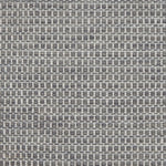 Textured handwoven carpet in charcoal grey