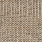 Textured handwoven carpet in light brown.
