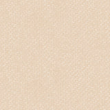 Detail of wallpaper in a small-scale grid pattern in shades of cream and tan.