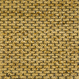 Woven rug swatch in natural fibers in stripe construction with black accents.