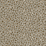 Detail of wallpaper in a painterly animal print in white and brown on a gray field.