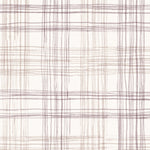 Detail of wallpaper with watercolor plaid pattern in shades of mauve. 
