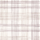 Detail of wallpaper with watercolor plaid pattern in shades of mauve. 