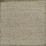 Textured rug with a herringbone pattern in white and green
