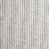 Broadloom carpet swatch in a stripe pattern in a white design