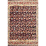 Decorative rug with intricate pattern on a white background