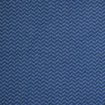 Herringbone woven fabric in blue.