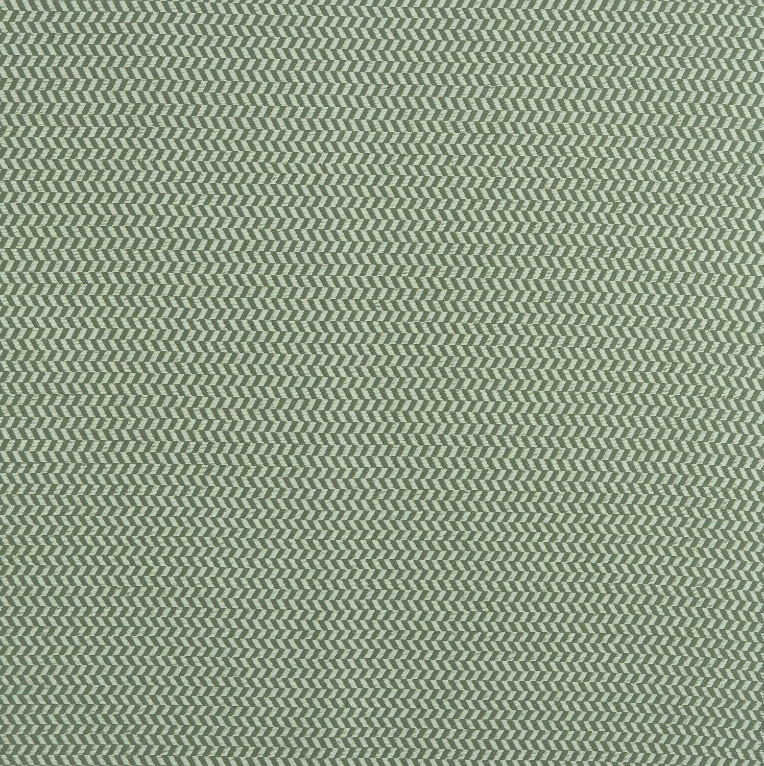 Herringbone woven fabric in green. 