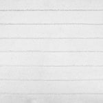 Broadloom carpet in a wide stripe pattern in optic white.