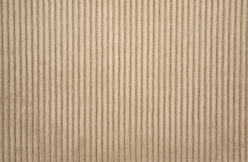 Broadloom carpet swatch in a stripe pattern in a neutral design