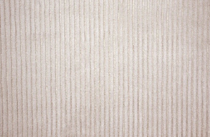 Broadloom carpet swatch in a stripe pattern in a light grey design