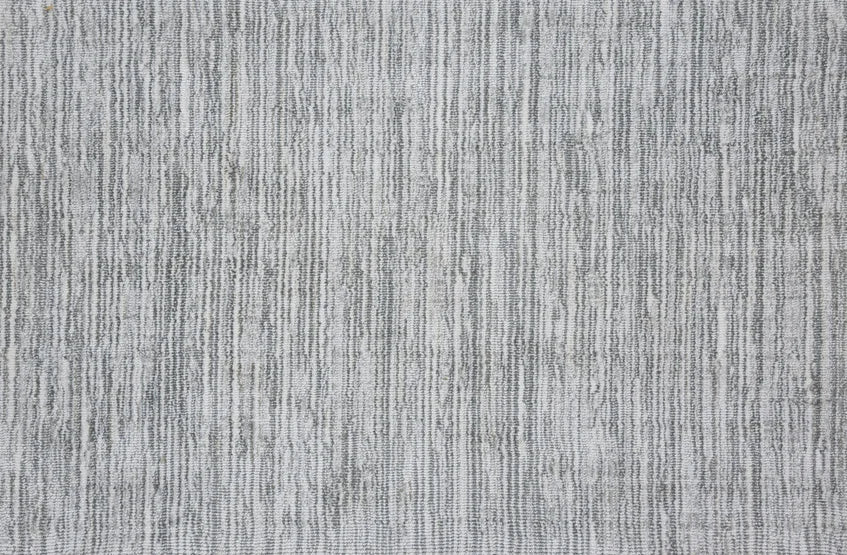 Broadloom carpet swatch in a stripe pattern in a light grey design