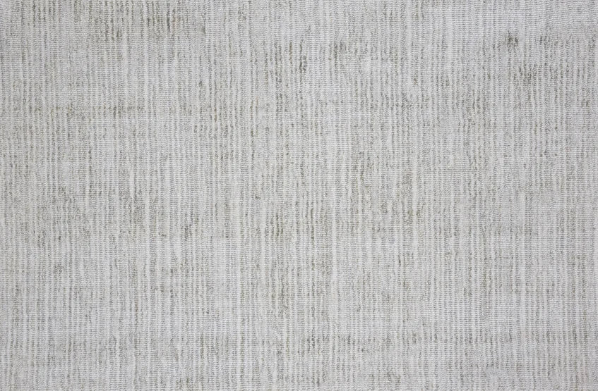 Broadloom carpet swatch in a stripe pattern in a light grey design