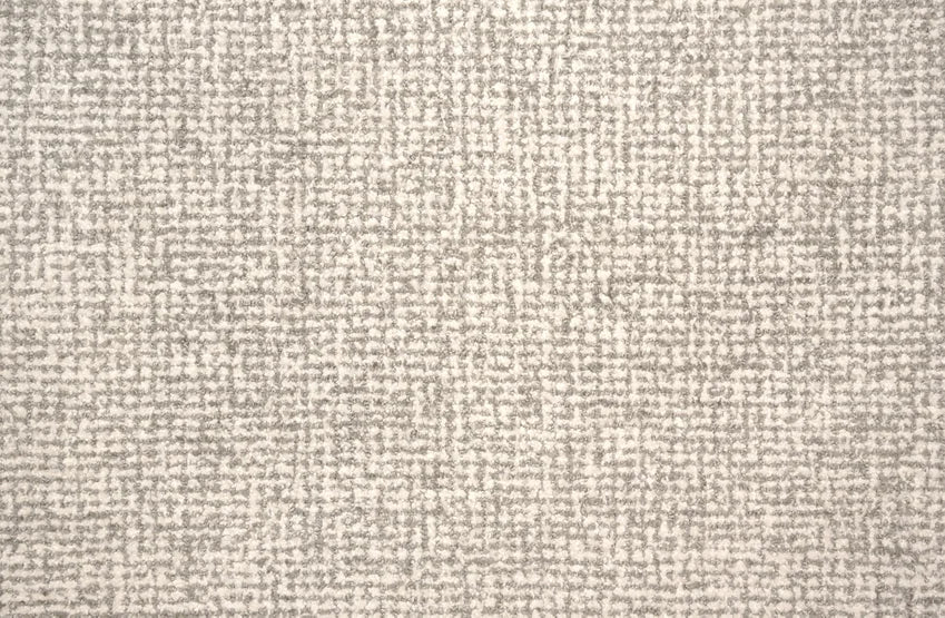 Broadloom carpet swatch in a stripe pattern in a light grey design
