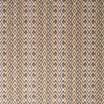 Geometric flatweave runner in neutral grey 